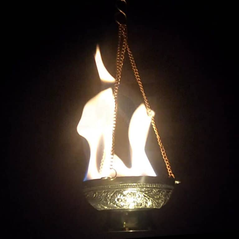 Deluxe Engraved Large Brass Hanging Incense Censer Fire Bowl Druid