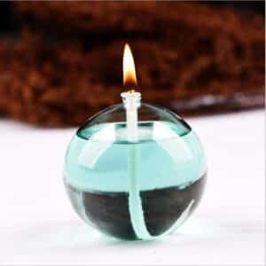 Glass Oil Candle - The Sphere