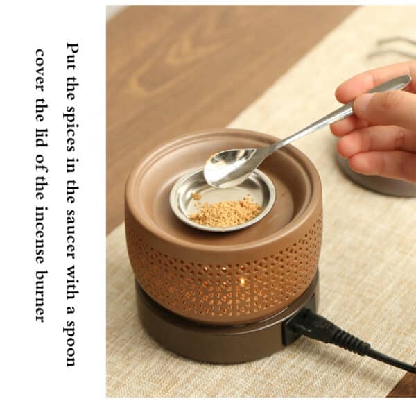 Electric Bukhoor/Bakhoor Burner Adjustable Heat with Timer Druid