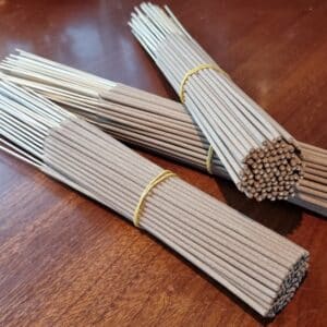 Unscented, Uncoloured Incense Sticks - Bundle 95-100