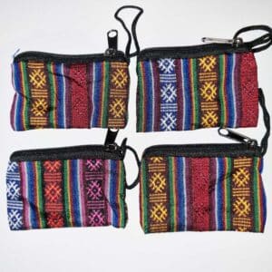 Nepalese Cotton Zip Purse - 2 Sizes