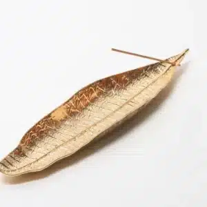 Brass Leaf Incense Holder